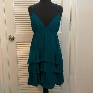 Twelfth Street by Cynthia Vincent Teal Dress SZ L, NWT